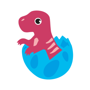 T-Rex in ei